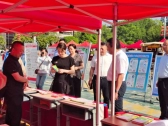 襄阳市老河口市科协开展防灾减灾科普宣传活动